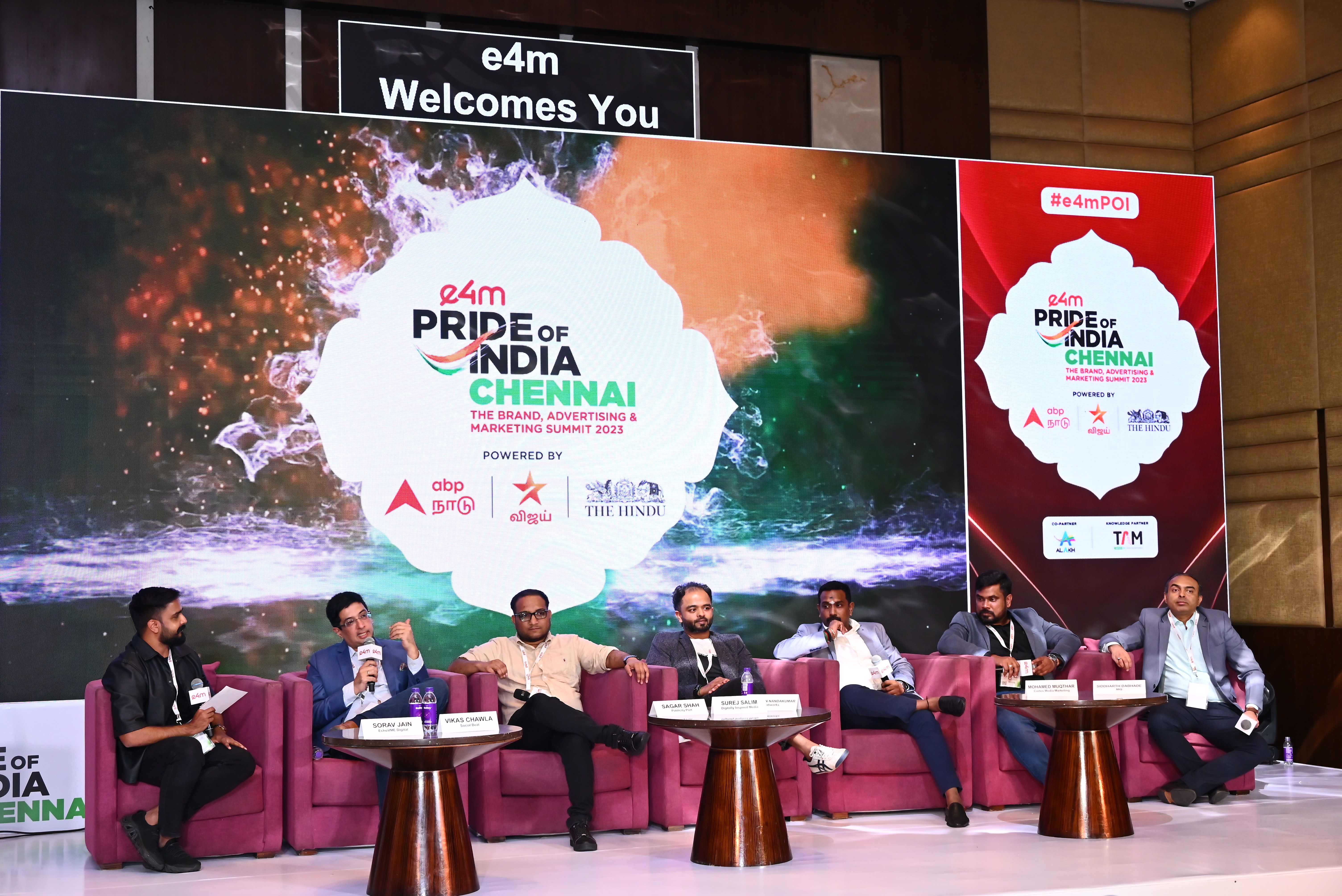Sagar Shah speaking at an industry conference